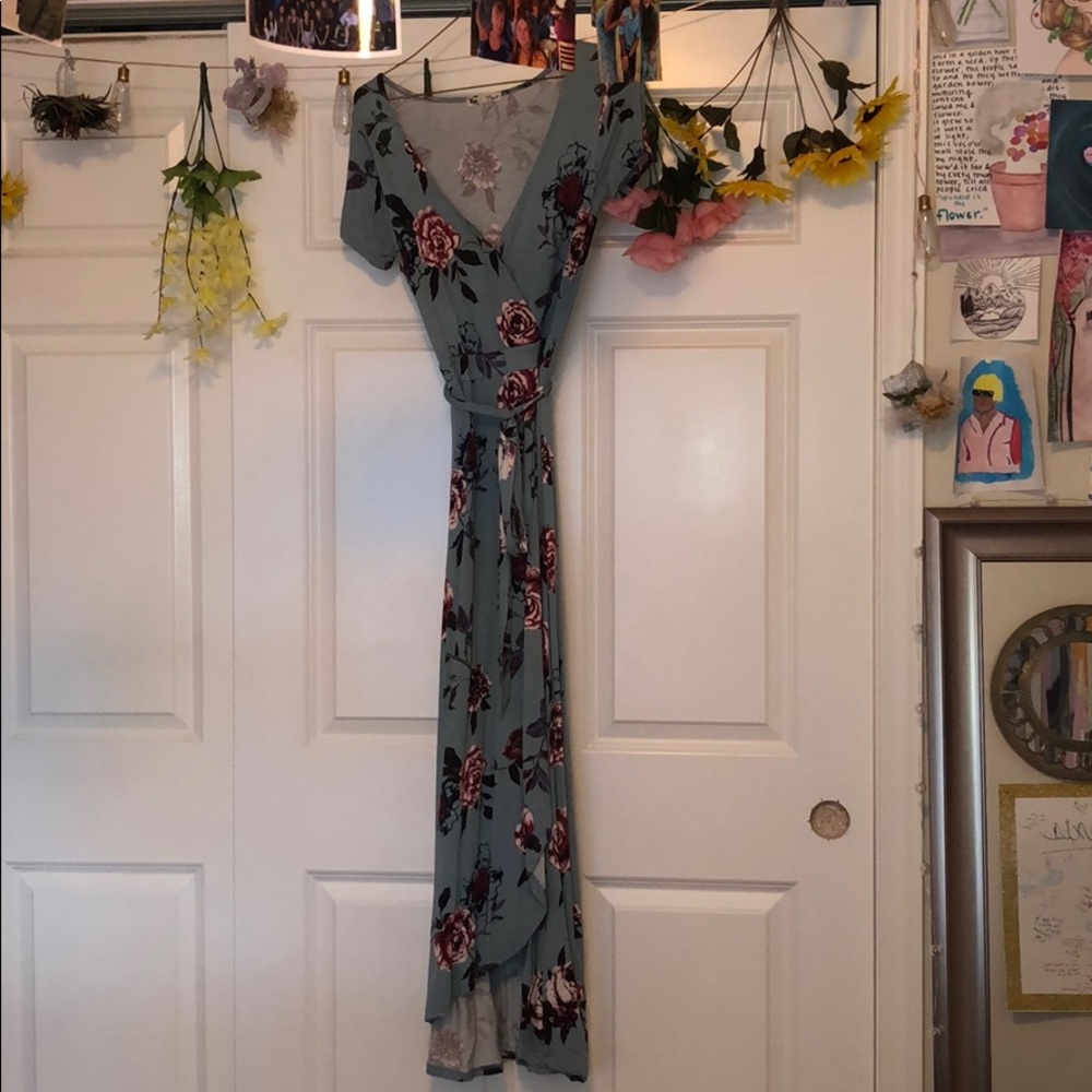 Floral, flowy summer dress